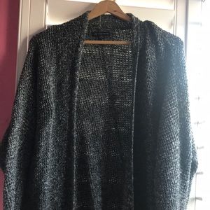 Black and white cardigan